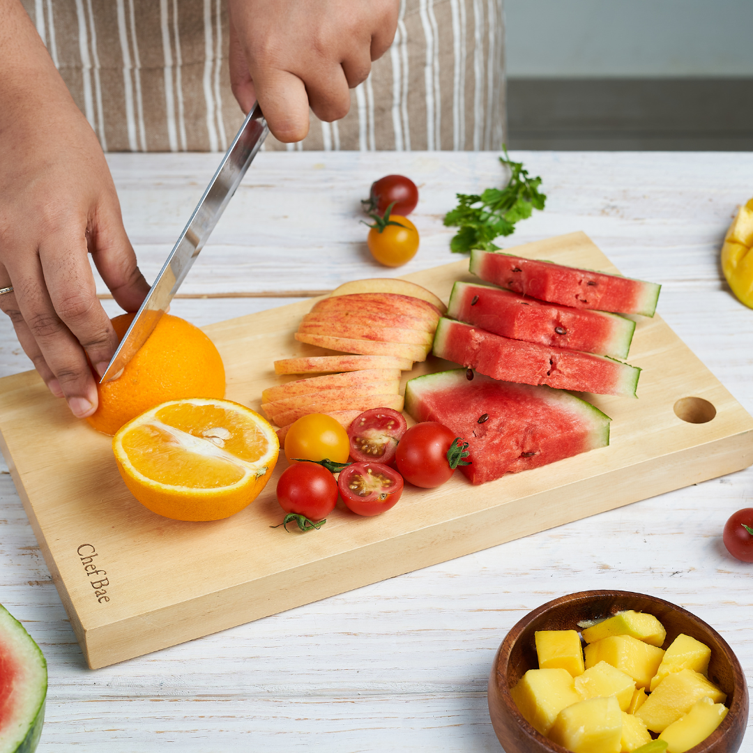 Chef Bae Tamarind Wood High Density Cutting Board - Classic Rectangle
