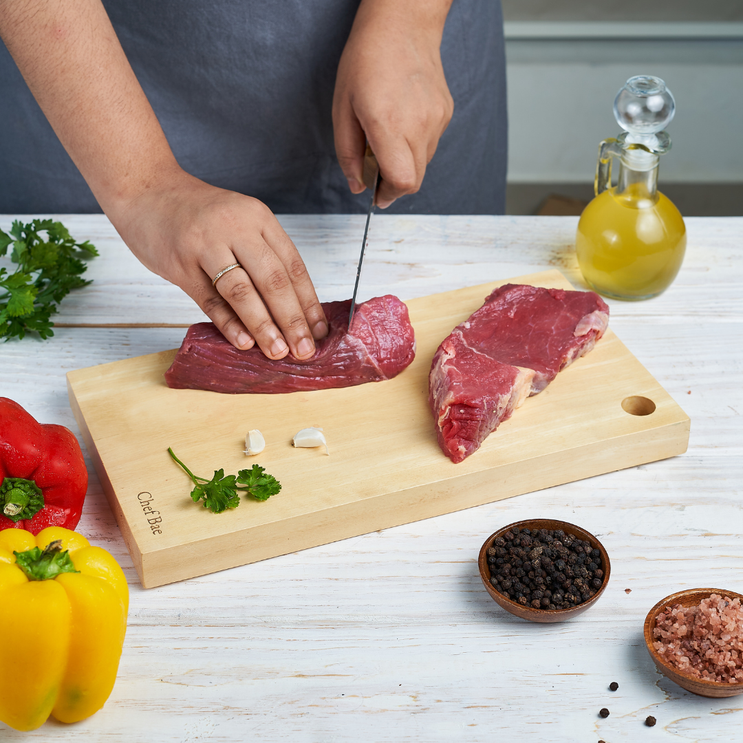 Chef Bae Tamarind Wood High Density Cutting Board - Classic Rectangle