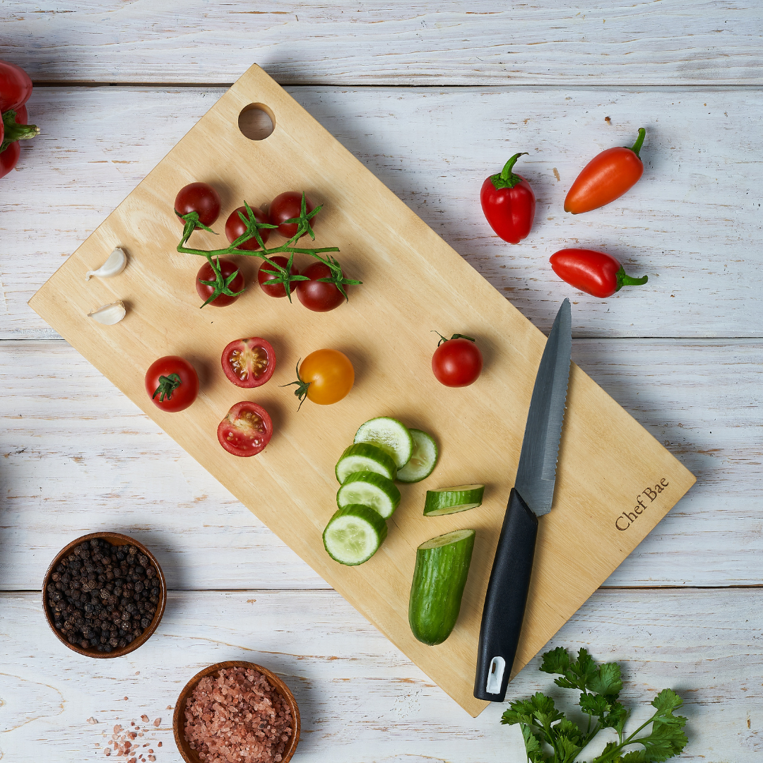 Chef Bae Tamarind Wood High Density Cutting Board - Classic Rectangle