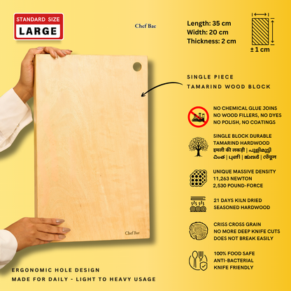 Chef Bae Classic - Tamarind Wood High Density Cutting Board