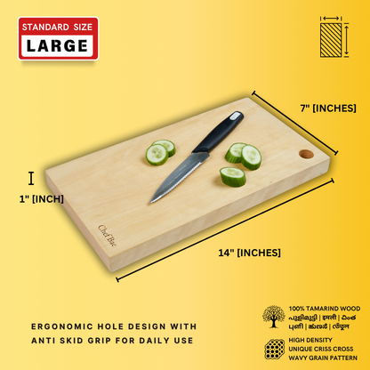 Chef Bae Tamarind Wood High Density Cutting Board - Classic Rectangle
